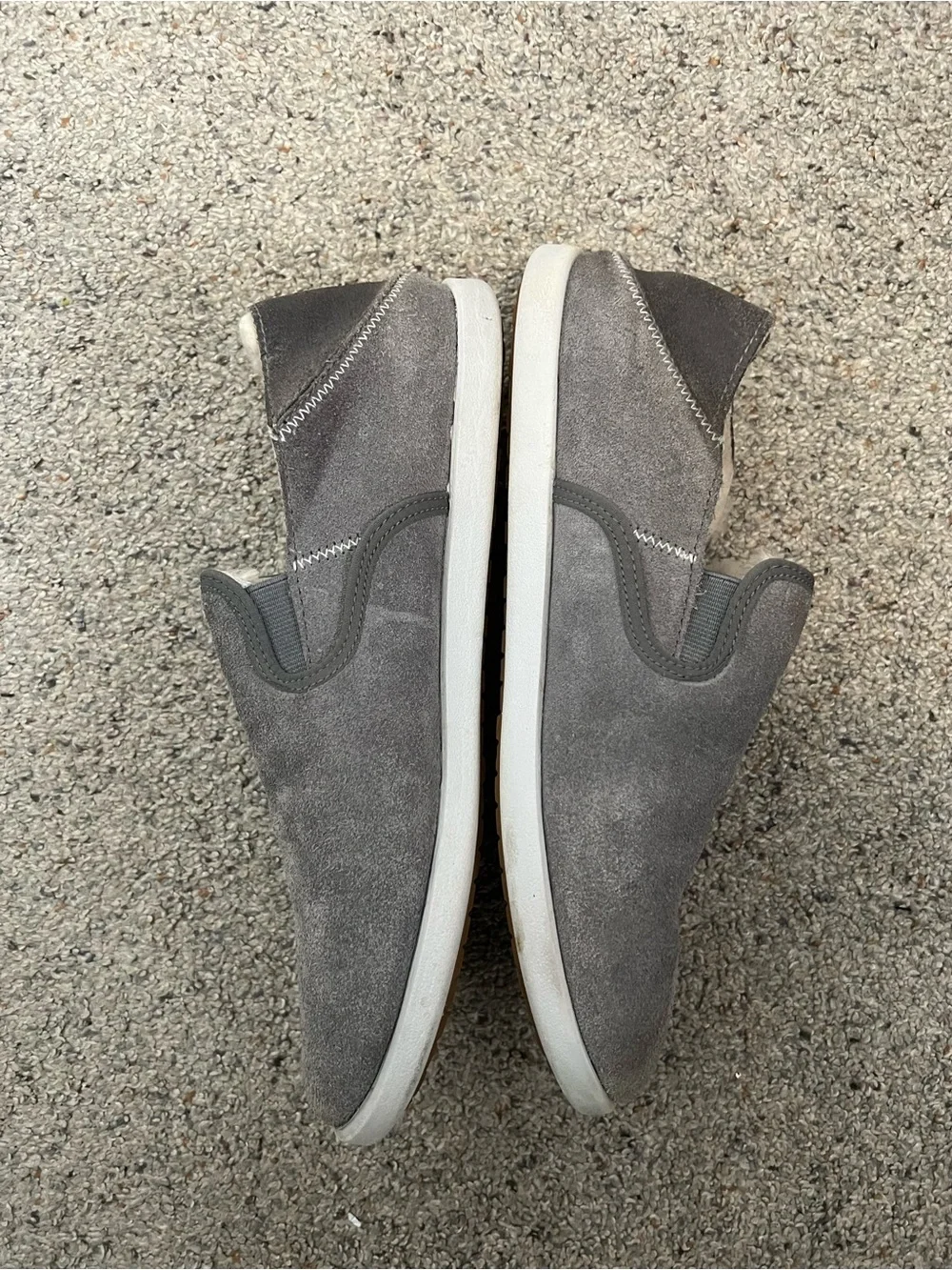 OluKai Men’s Hele Malie slip-on shoes in charcoal/mist grey,8